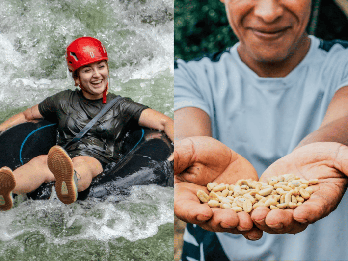 Desde Guatape: TUBING río Arenal y TOUR DEL CAFÉ completo