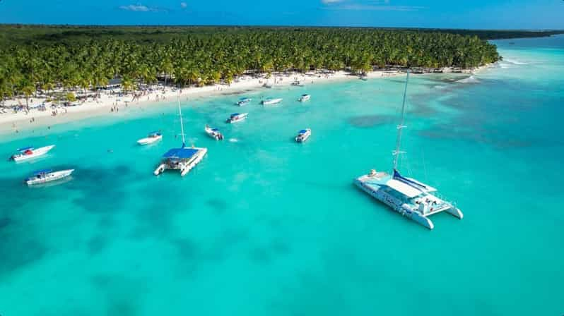 Punta Cana: Excursión de día completo en catamarán a la Isla Saona con almuerzo