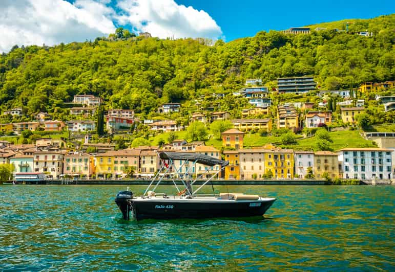 Lago de Lugano: 1 hora de alquiler de barco