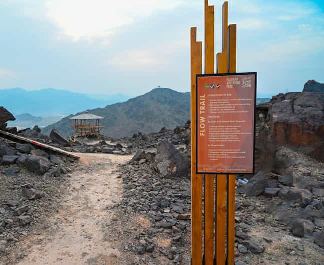 RECORRIDO EN BICI DE MONTAÑA : Parque de Aventuras de Fujairah