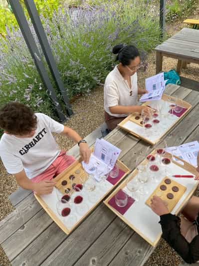 Experiencia de vino y chocolate