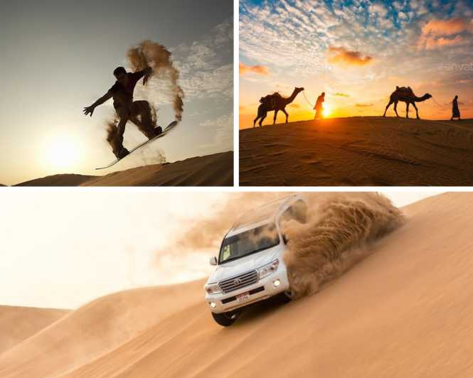 Doha: Safari por el desierto, conducción en dunas, paseo en camello y Sandboarding