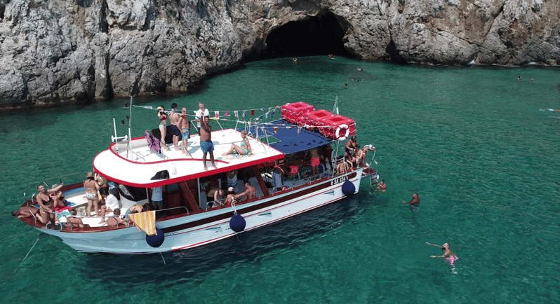 Sperlonga: Crucero en barco a la Gruta Azul con baño