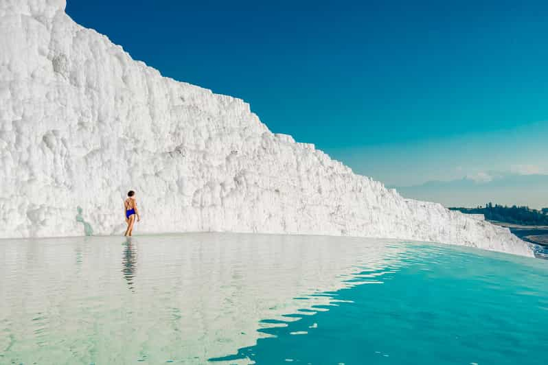 Desde Antalya/Kemer: Excursión de un día a Pamukkale y Hierápolis con comida