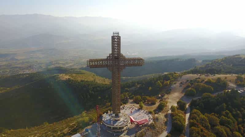 Vodno, Cruz del Milenio, San Panteleimón y Cañón de Matka