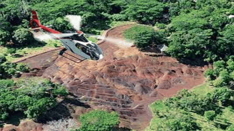 Mauricio: Vuelo panorámico en helicóptero con traslados al hotel