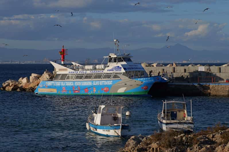 Desde Santa Pola: Ticket de entrada en Ferry Catamarán a la Isla de Tabarca