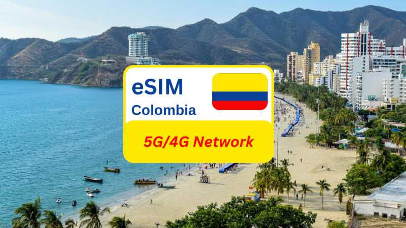 Guatapé: Plan de datos eSIM de Colombia para viajes