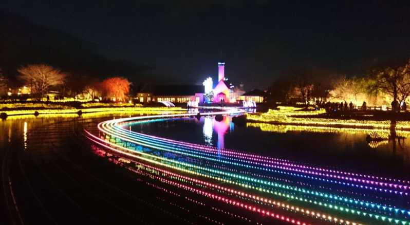 Nagoya:Parque Mitsui Outlet, Recorrido por la Iluminación de Nabana no Sato
