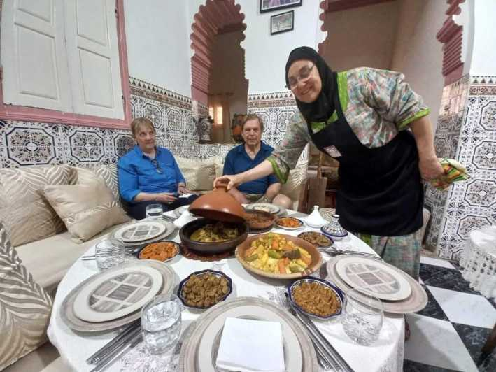 Rabat: Clase de cocina en casa de una familia