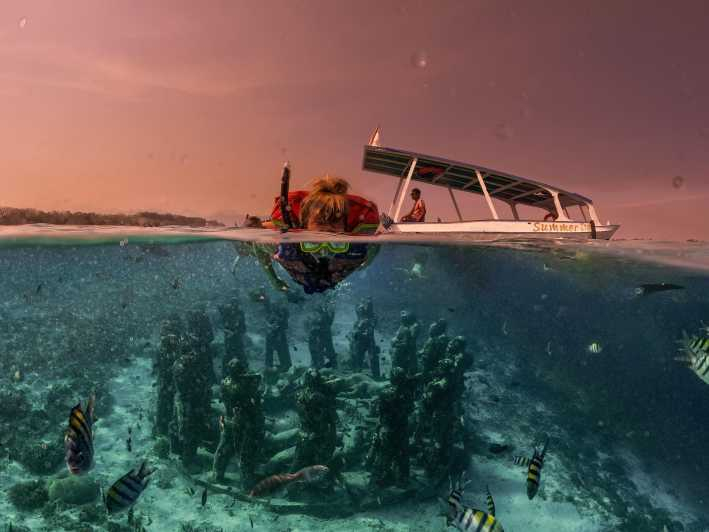 Gili Trawangan: Tour en barco y snorkel al atardecer en las islas Gili