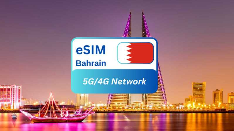 Plan de datos eSIM Premium de Bahréin para viajeros