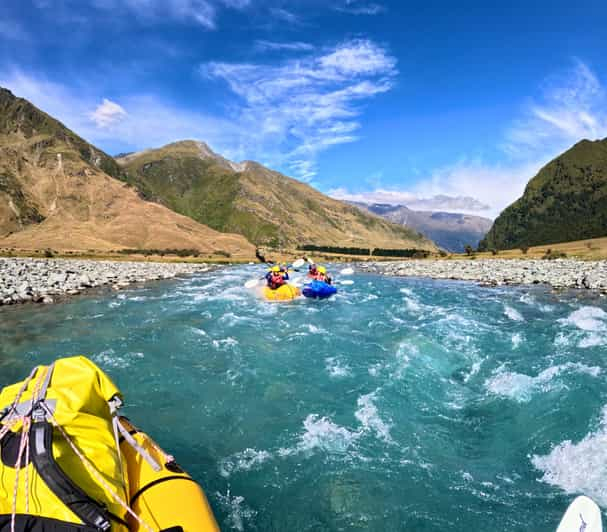 Wanaka: Excursión guiada de Packrafting de un día completo con almuerzo