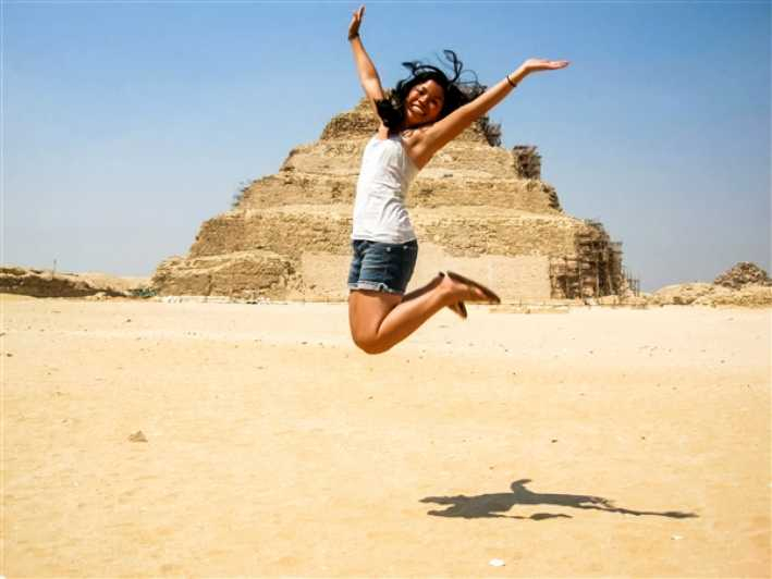El Cairo: Pirámides, Sakkara y Menfis Tour privado con almuerzo