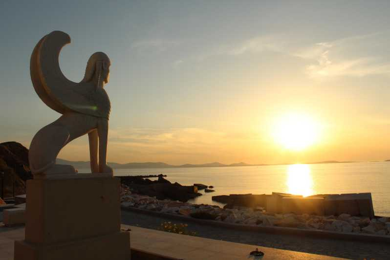 Ciudad de Naxos: Excursión Mitológica al Atardecer con Vino