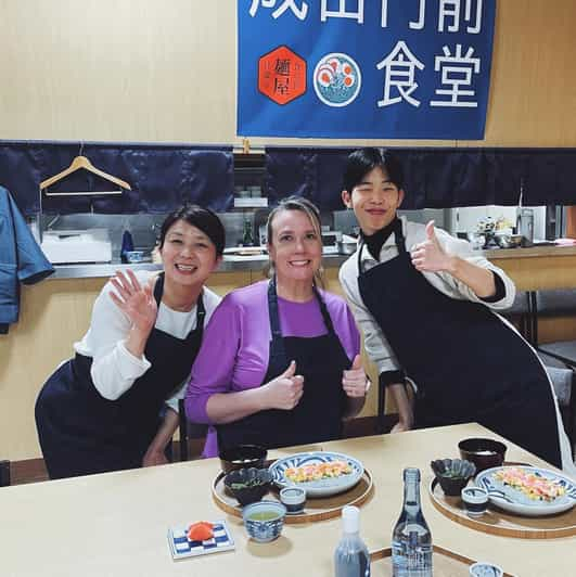 Narita Ofrece una experiencia culinaria japonesa de 3 horas.