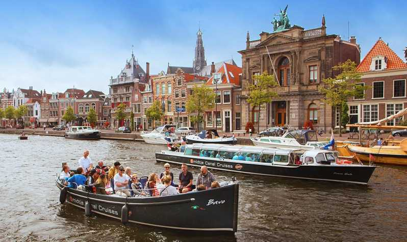 Haarlem: paseo en barco por el canal a través del centro de la ciudad