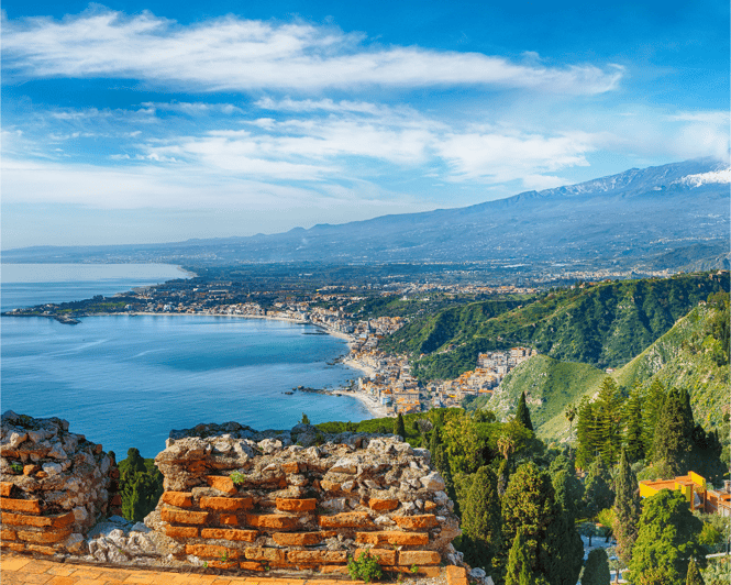 Etna y Taormina desde Catania