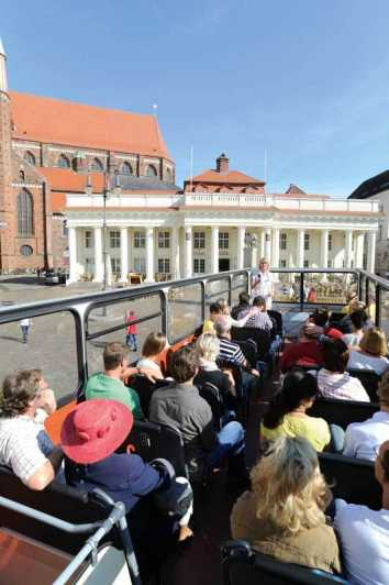 Schwerin: tour en autobús turístico de dos pisos con paradas libres