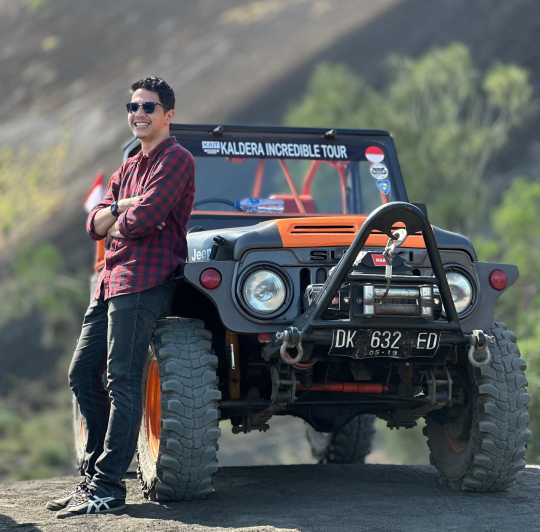 Bali: Excursión Guiada en Jeep por el Amanecer y las Cascadas del Monte Batur