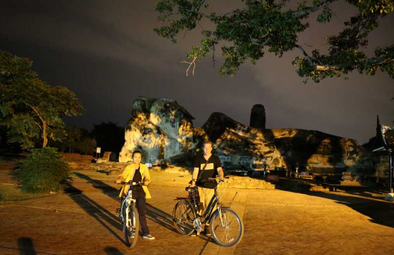 Ayutthaya: Excursión de 3 horas en bicicleta al atardecer