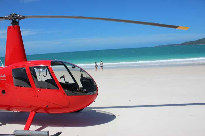 Helicóptero en Whitsunday: vuelo y aterrizaje en Whitehaven