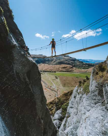 Wanaka: 4 horas de ascensión intermedia por cable a la cascada