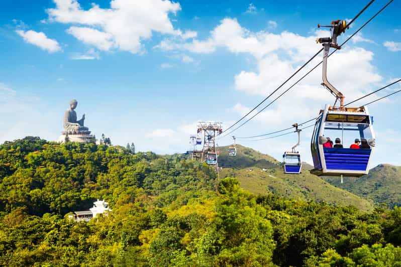 Isla Lantau: barco y teleférico NP360 o pase de 1 día Tai O