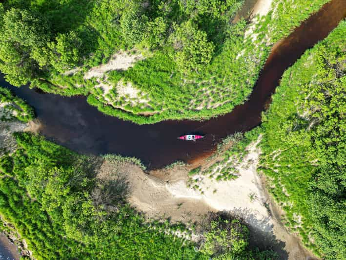 Aventura de un día en canoa desde Rovaniemi