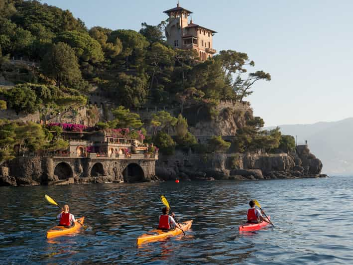 Tour fácil en kayak a Portofino con esnórquel opcional