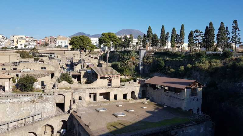 Nápoles: Excursión de un día sin colas a Herculano y el Vesubio