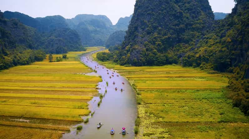 Trang An y Tam Coc: tour de 1 día con viaje en barco desde Hanoi