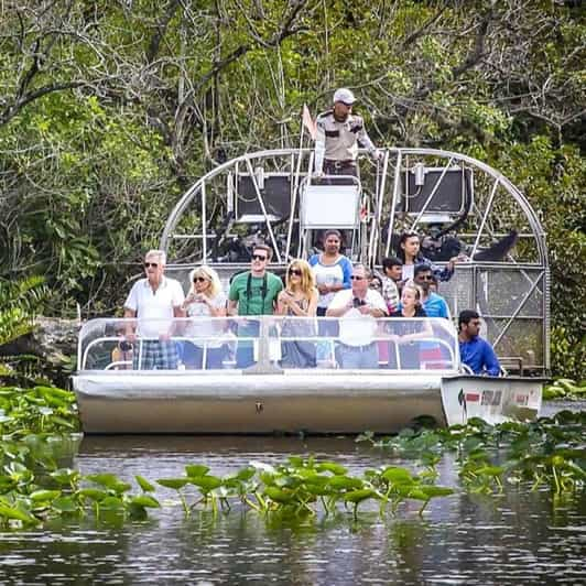 Tour de medio día en hidrodeslizador por los Everglades y transporte