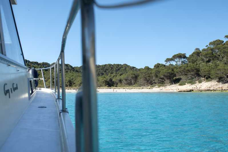 Menorca: excursión en barco de 3,5 h por la costa sur