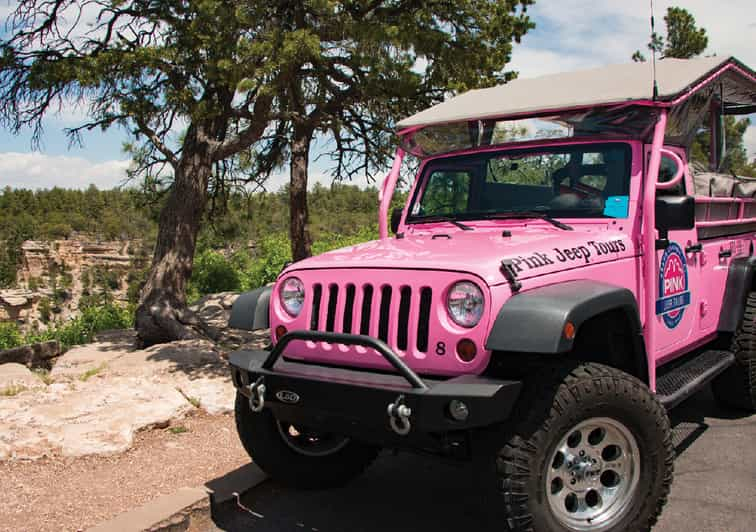 Tusayan: Excursión en Jeep Rosa por el Borde Sur y Vista del Desierto del Gran Cañón