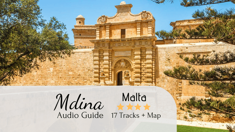 Tour de Mdina con audioguía, mapa e indicaciones