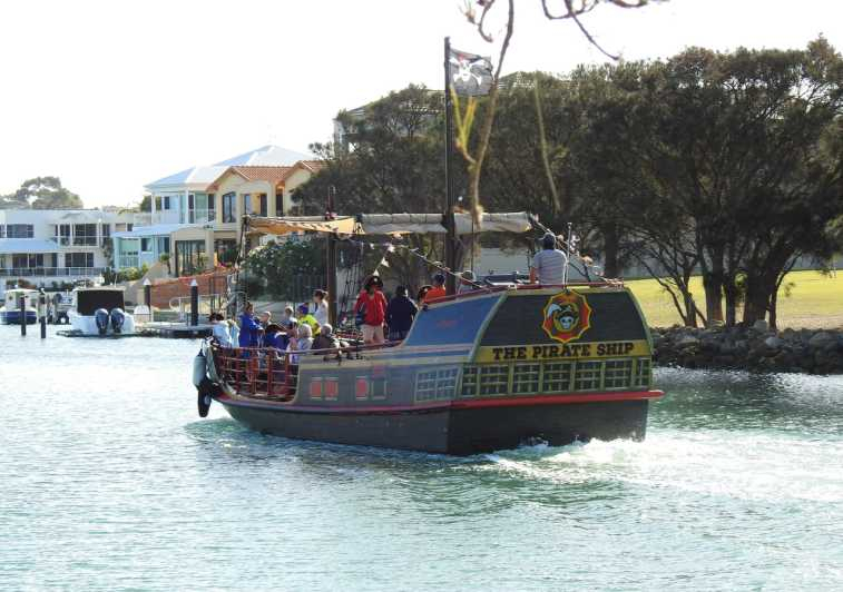 Mandurah: Almuerzo panorámico de 1,5 horas en un barco pirata