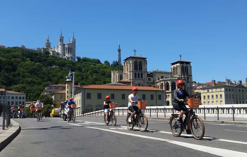 Lyon: Recorrido de 2 horas en bicicleta eléctrica con un guía local