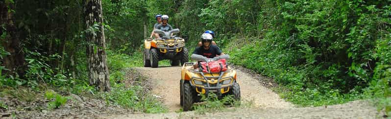 Zipline y cenote Conducción compartida en Atv