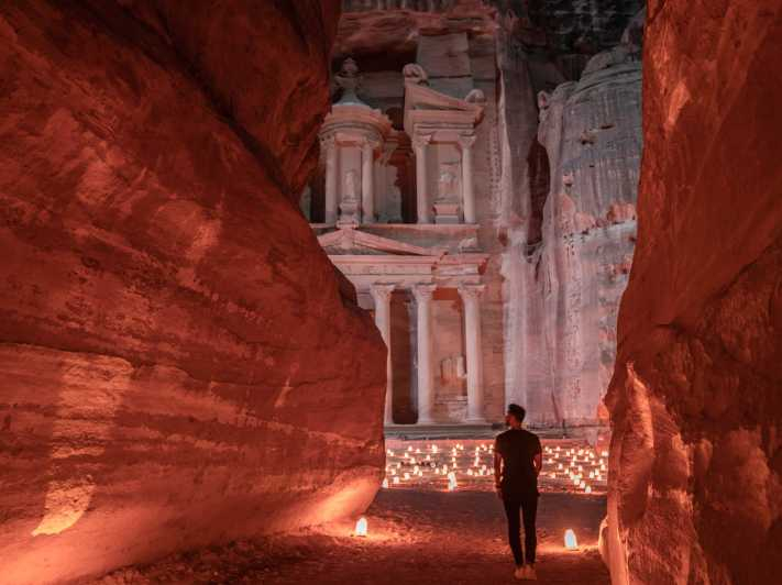 Desde Amán: tour de 3 días de Petra, Uadi Rum y mar Muerto