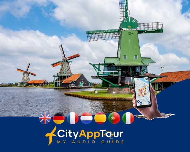 Zaanse Schans: Tour a pie con audioguía en la App