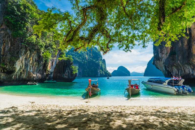 Krabi: Excursión de un día a las Islas Hong en lancha rápida con almuerzo
