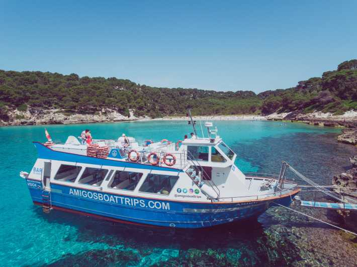 Cala'n Bosc: barco turístico por la costa sur de 3,5 h