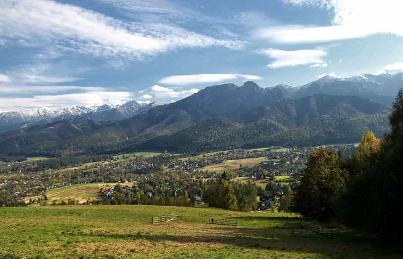 Cracovia: Recorrido privado de un día por el desfiladero del río Dunajec y Zakopane