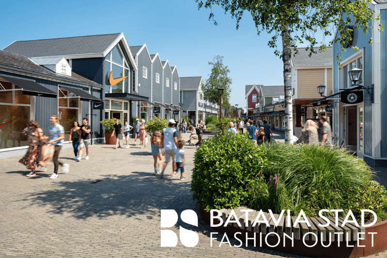 Ámsterdam: Excursión de un día de compras Batavia Stad Fashion Outlet