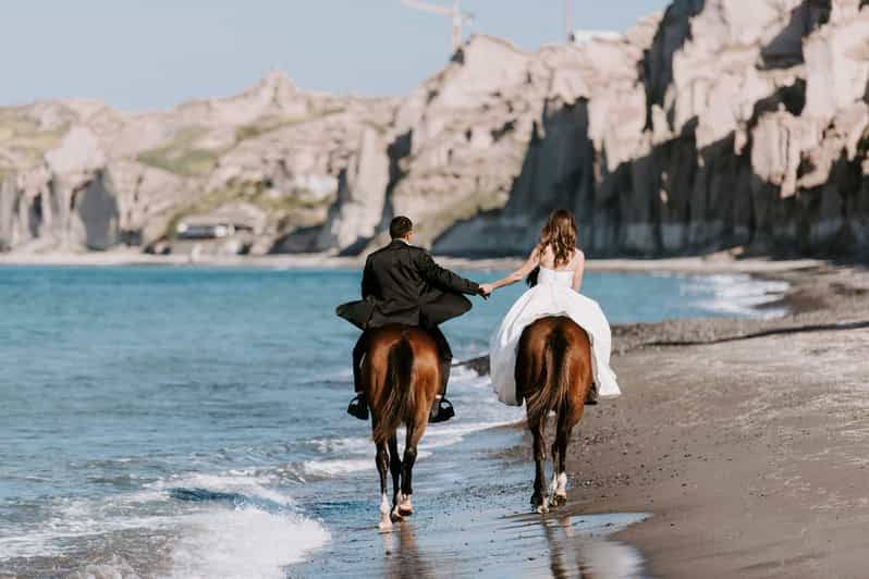 Santorini: Paseo a Caballo Privado Exclusivo con picnic