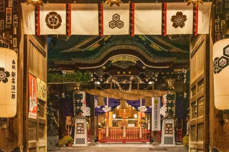 Visita al templo y santuario de Hakata con experiencia en puestos de comida