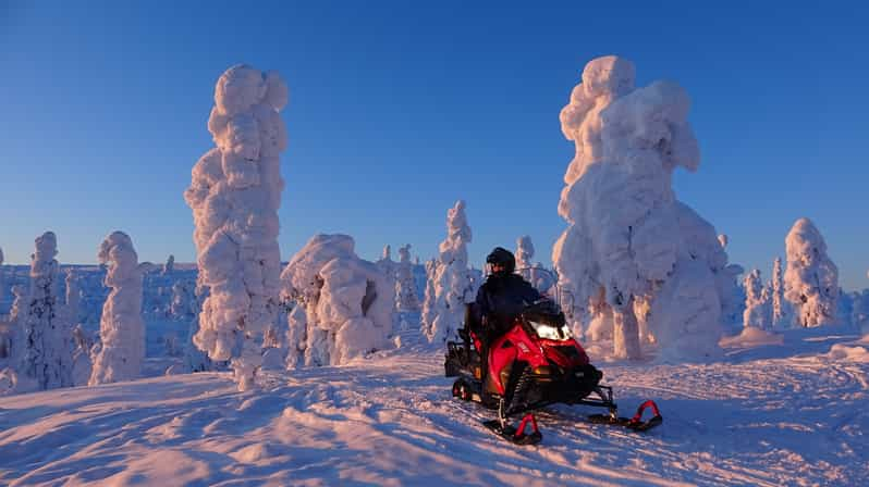 Levi: Safari nocturno en moto de nieve