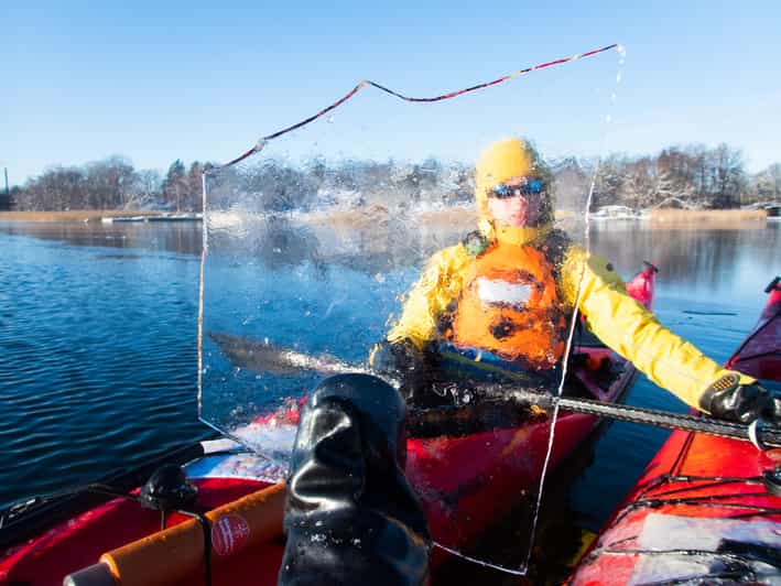 Gdansk: Excursión invernal en kayak