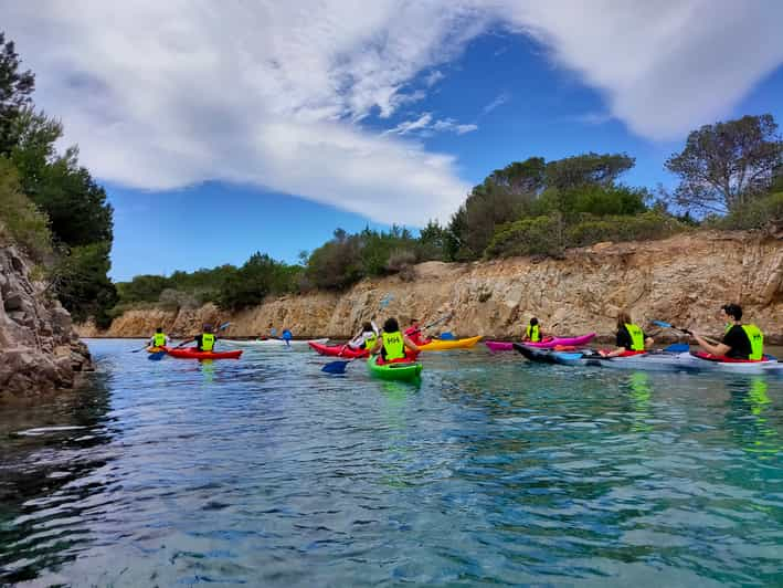 Orosei: Excursión guiada en kayak por el Oasis de Biderosa al atardecer